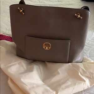 Tory Burch Chelsea large triple compartment